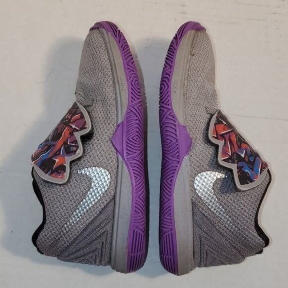 Nike Kyrie 5 TD Shoes Sneakers Graffiti Basketball Toddler BOYS INFANT 9 C YOUTH - Picture 6 of 10